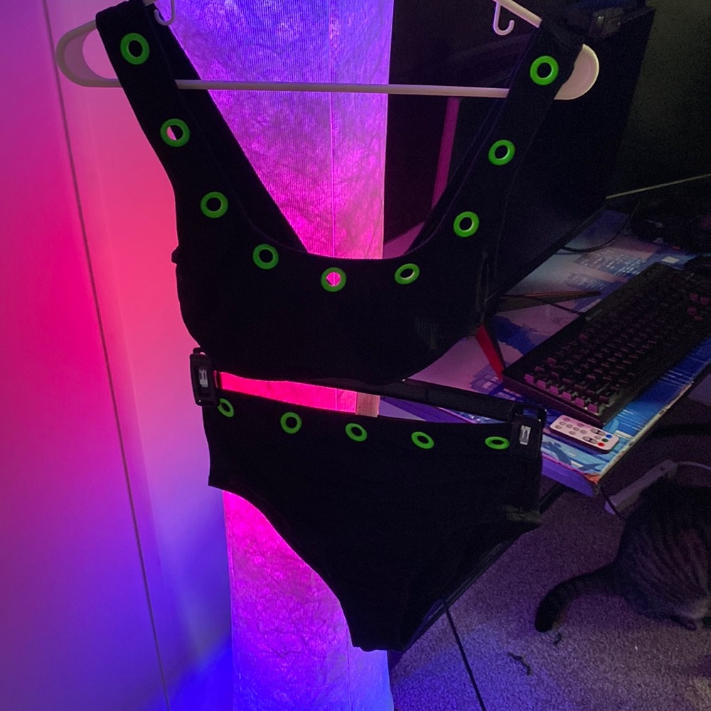 Size medium high waisted bathing suit